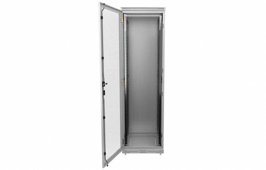Шкаф телекоммуникационный напольный 19",42U(600x1000), ШТ-НП-42U-600-1000-П,  перфорированная РТ